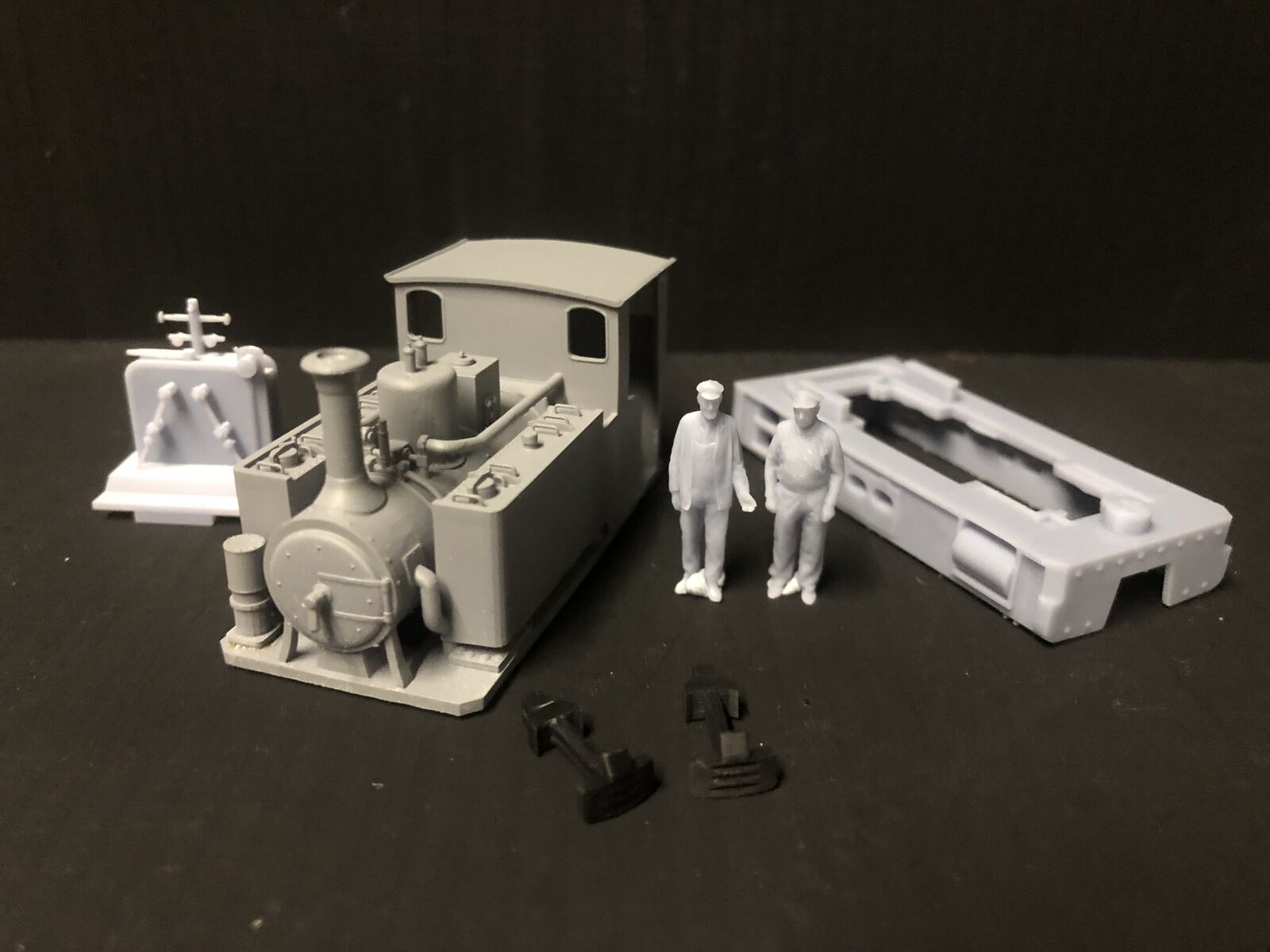 OO9 narrow gauge Tom Rolt Barclay steam locomotive kit body designed to fit a Kato 11-109 chassis