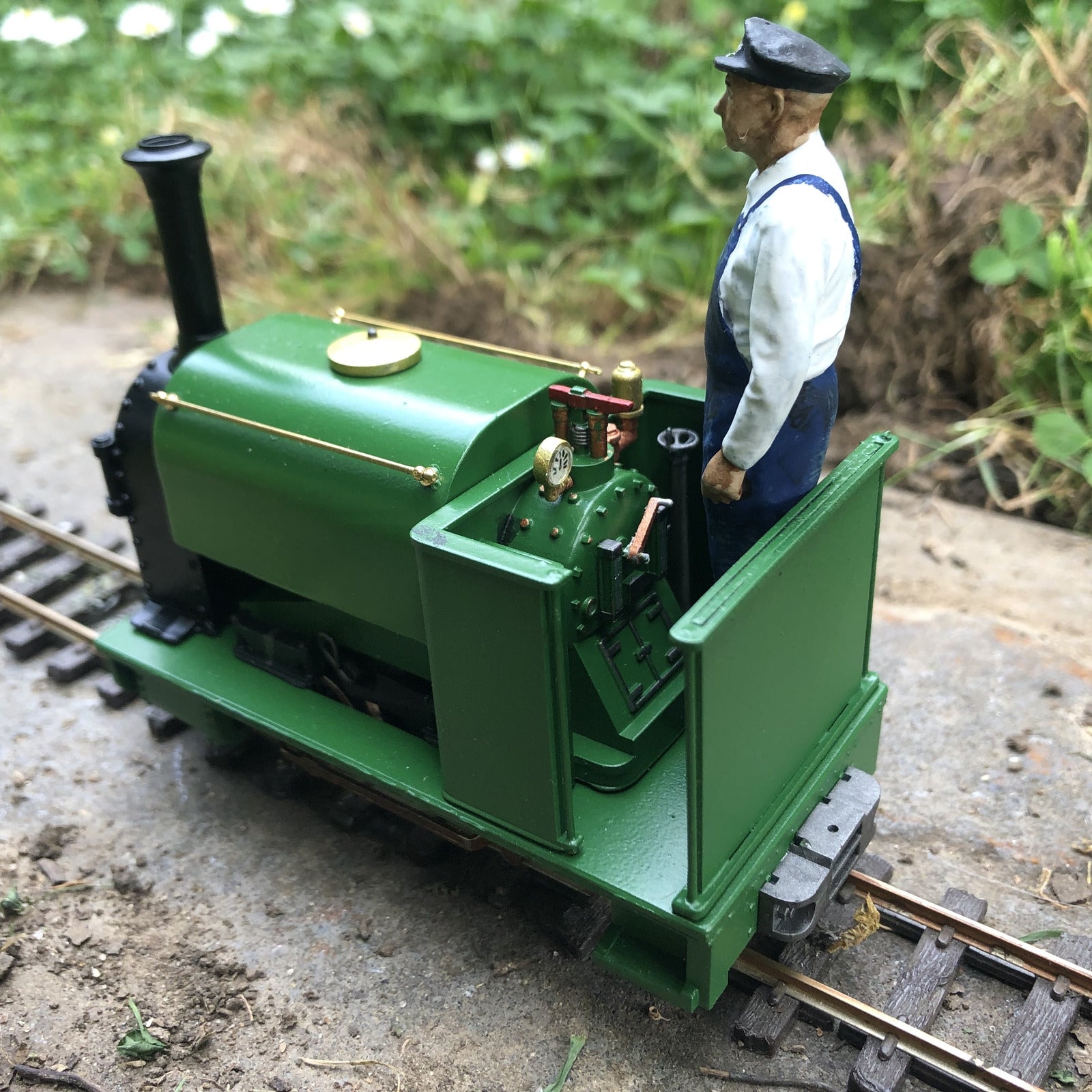 GN15 steam locomotive kit for quarry layouts, G-scale on 00 track using a Hornby Smokey Joe 0-4-0 chassis