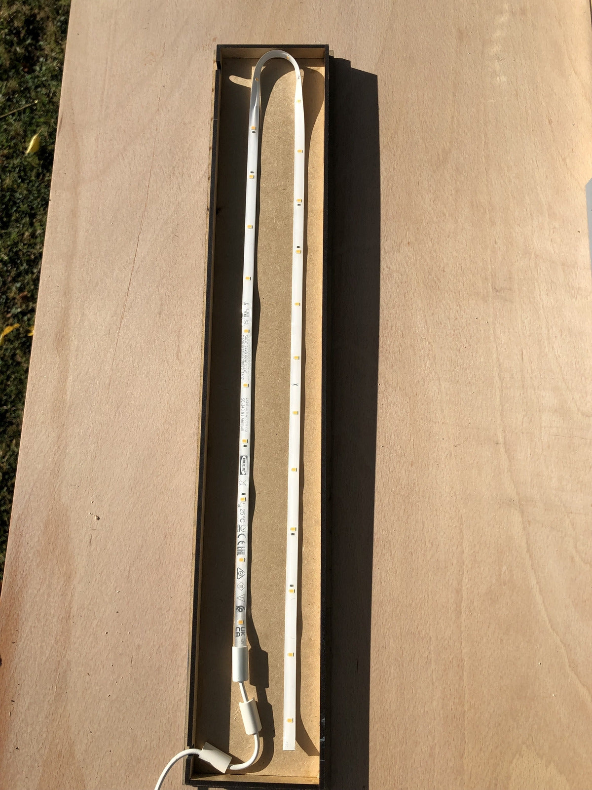 55cm model railway shelf diorama with optional fiddle stick and integrated lighting, suitable for OO/HO scale layouts