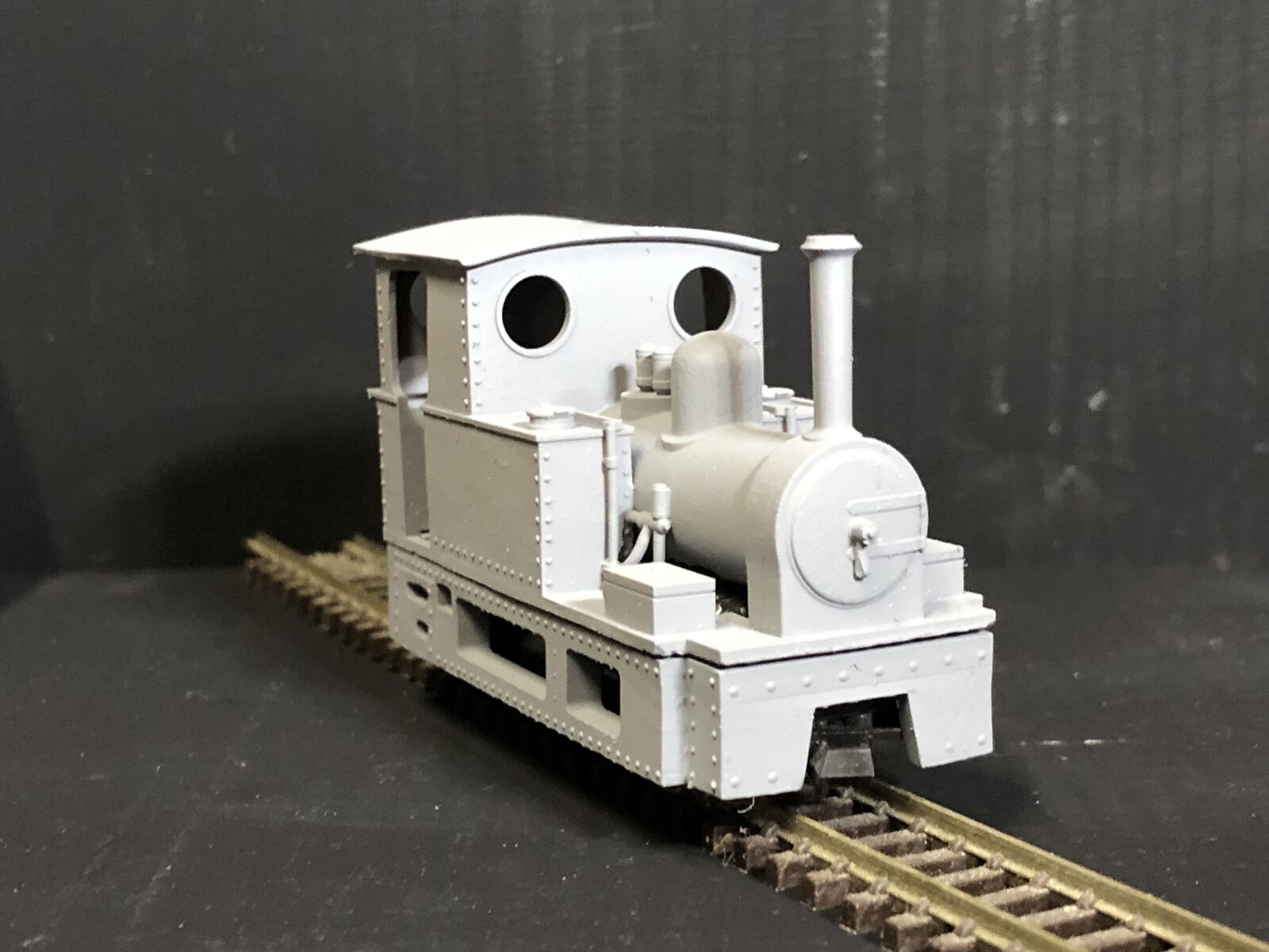 OO9 narrow gauge WG Bagnall Rye and Camber steam locomotive body kit to fit a Kato 11-109 motor bogie chassis