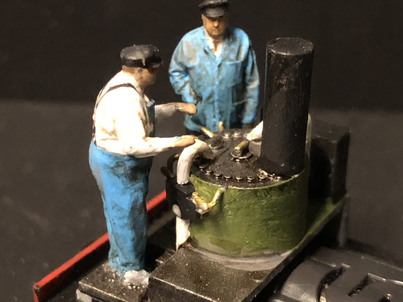 OO9 100 HP Sentinel steam locomotive kit with large water tank, designed to fit a Kato 11-109 chassis