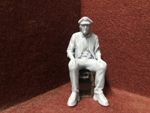 G-Scale Driver figure - 3D scan of seated figure  - M032 (also GN15)