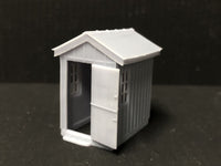 Porthmadog signal mans Hut with levers and glazing - OO9/OO/HO