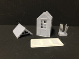Signal Frame Ground Hut with levers and glazing - OO9/OO/HO