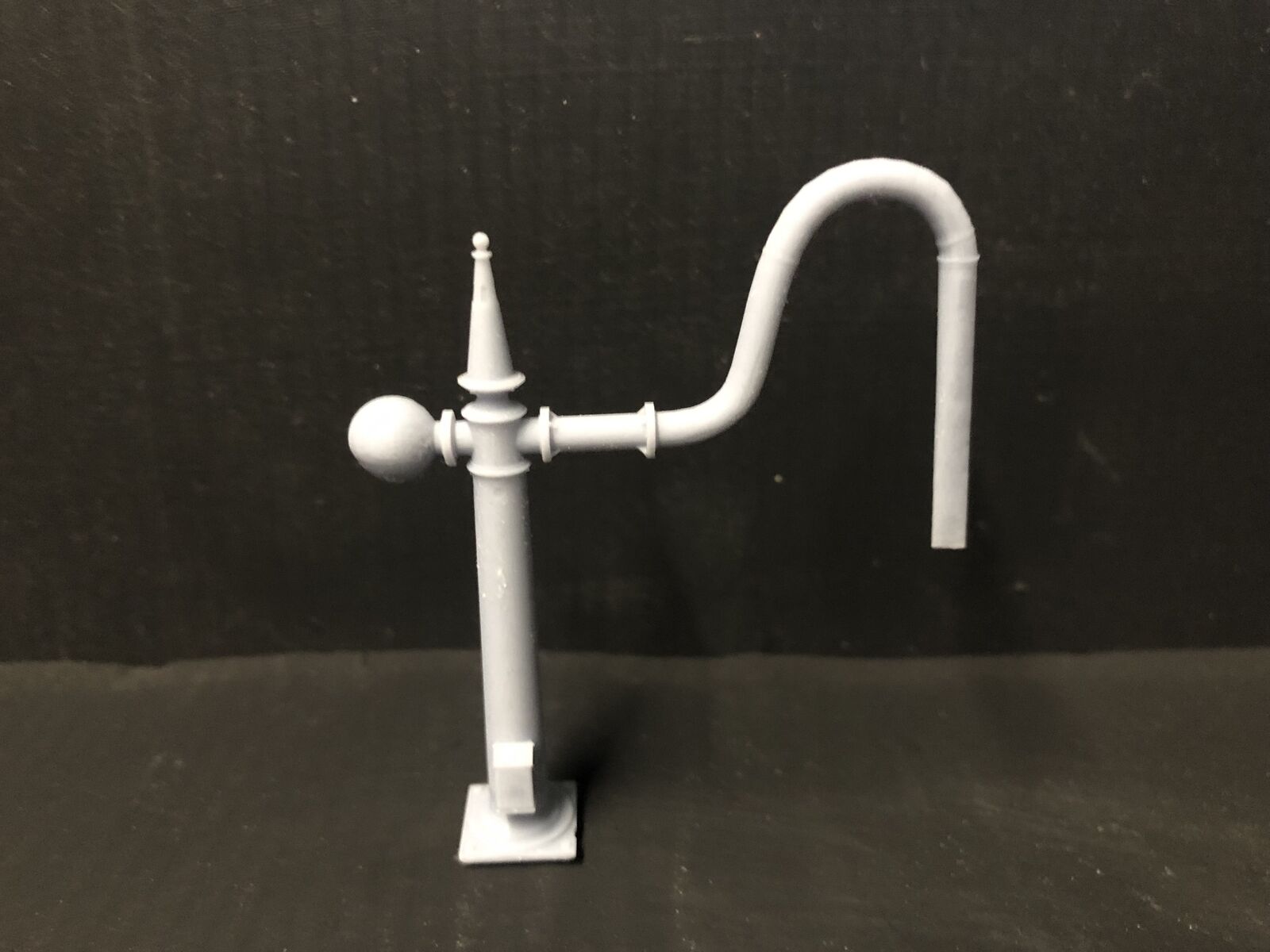 OO gauge NER water crane kit with top-hat tower and separate overflow tank, based on Goathland Station for steam layouts