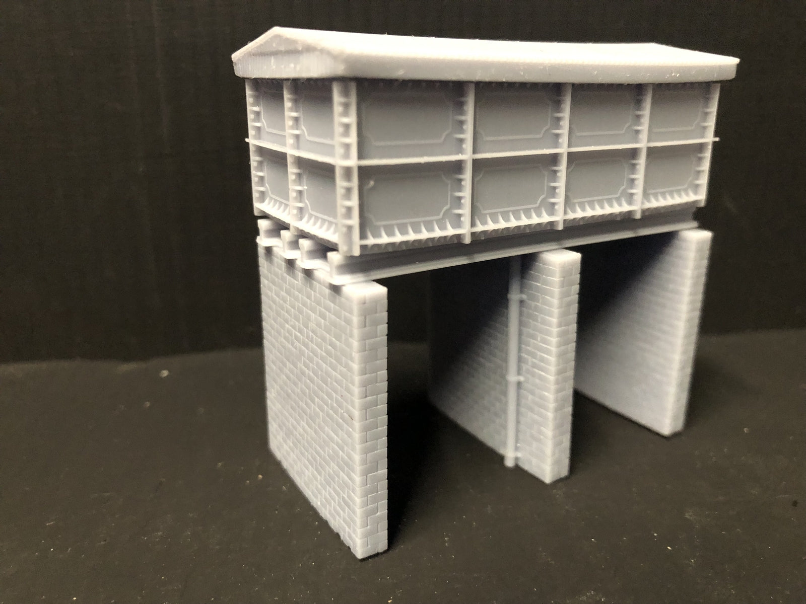 OO9 gauge GER/LNER style Weybourne-inspired water tower plastic kit for 4mm scale model railway layouts