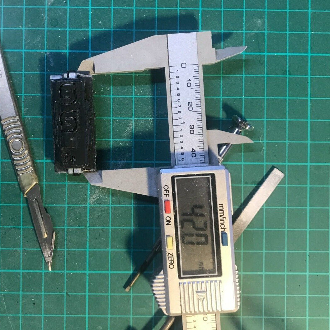 OO9 narrow gauge Commer van railcar kit body shown fitted to a shortened Kato 109 chassis for 4mm scale model railways