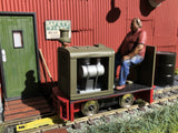 A GN15 Deutz single cylinder loco - G-scale on 00 track using a tenshodo spud