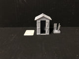 Signal mans Hut with levers and glazing Woody Bay  - OO9/OO/HO
