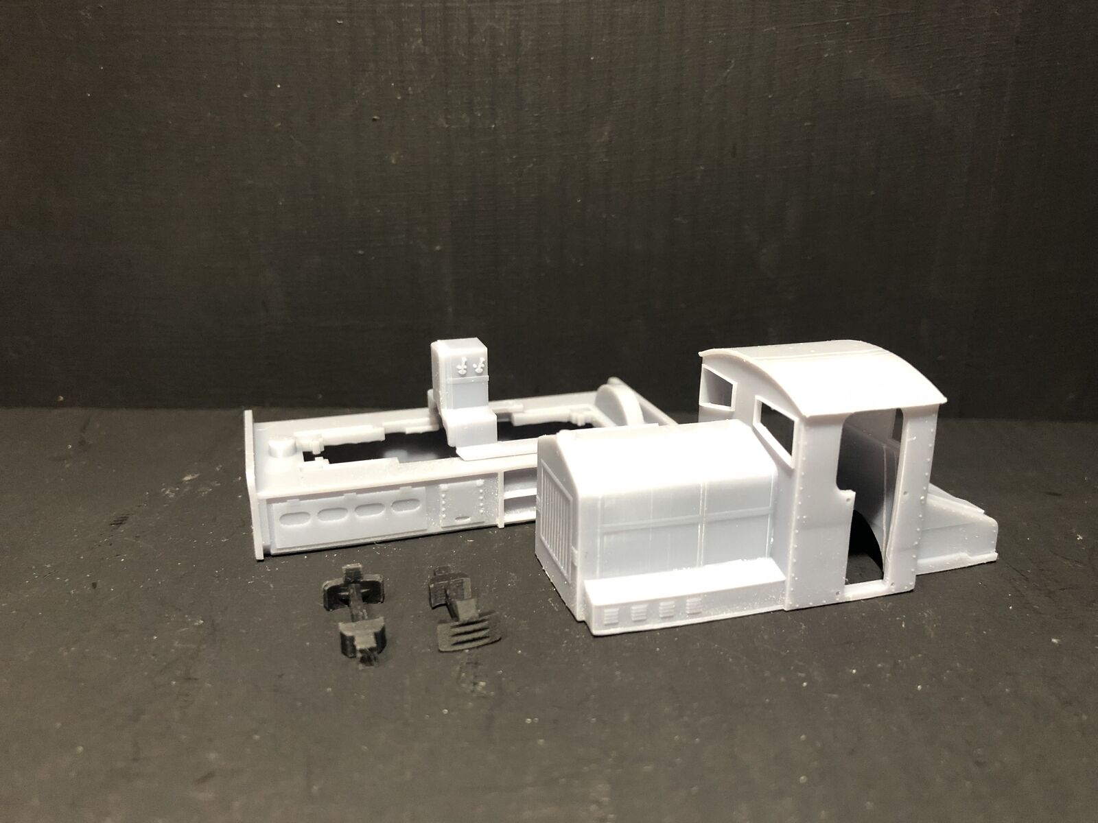 OO9 narrow gauge Armstrong Whitworth diesel loco body kit for Kato 11-109 chassis with separate cab and detail parts