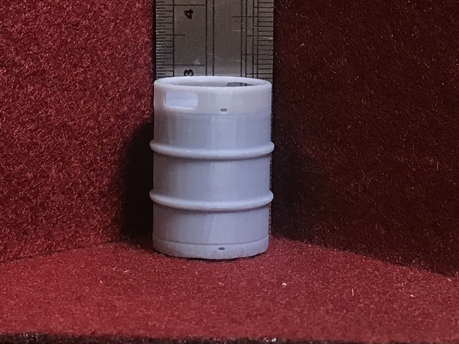 SM32 16mm scale live steam garden railway 50L beer keg wagon load accessories for Mamod-style model trains