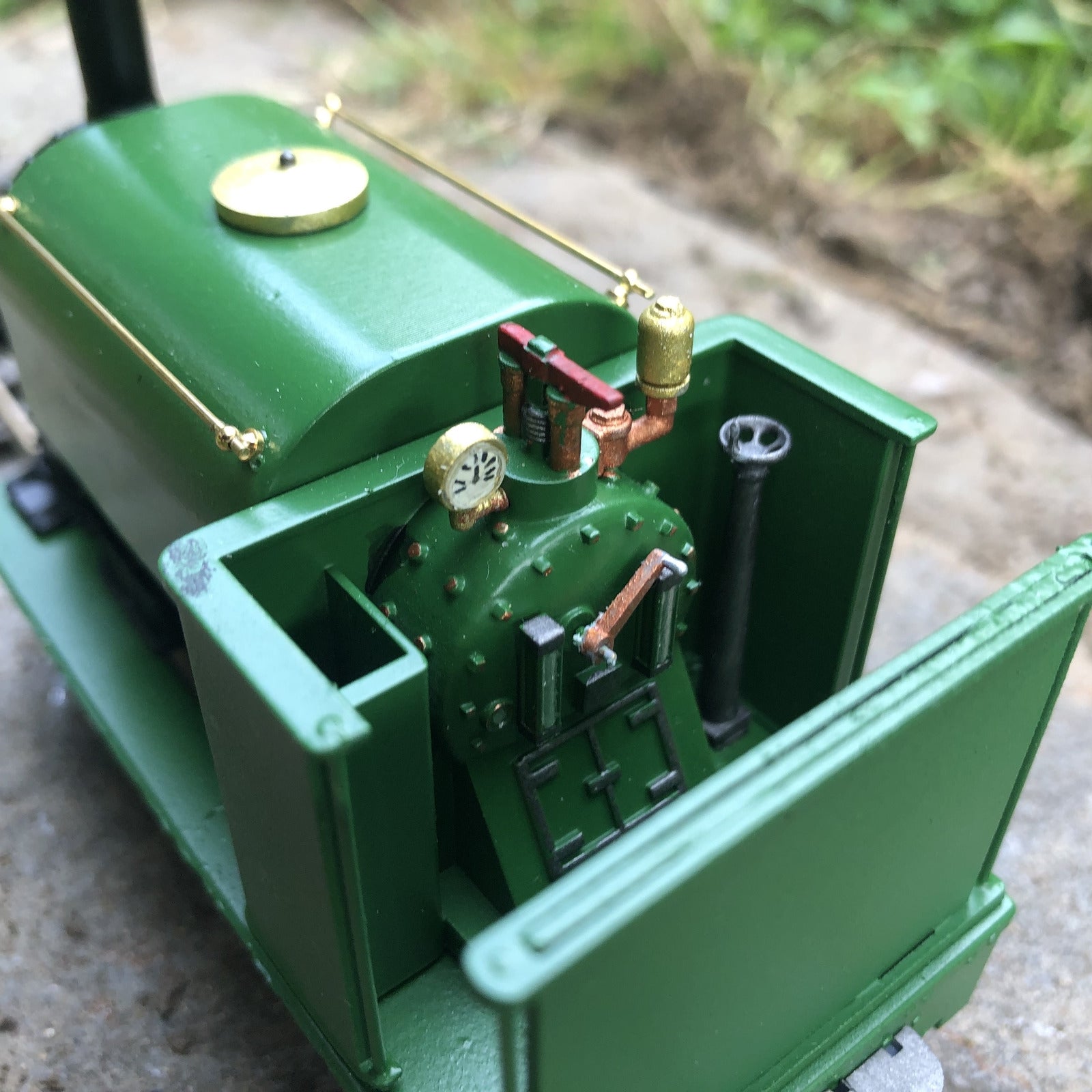 GN15 steam locomotive kit for quarry layouts, G scale on 00 track using a Hornby Smokey Joe 0-4-0 chassis