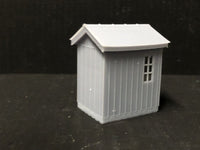 Porthmadog signal mans Hut with levers and glazing - OO9/OO/HO