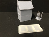 Signal Frame Ground Hut with levers and glazing - OO9/OO/HO