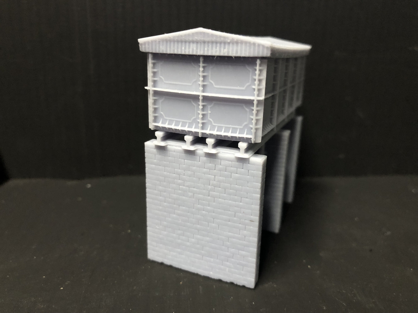 OO9 gauge GER/LNER style Weybourne-inspired water tower plastic kit for 4mm scale model railway layouts