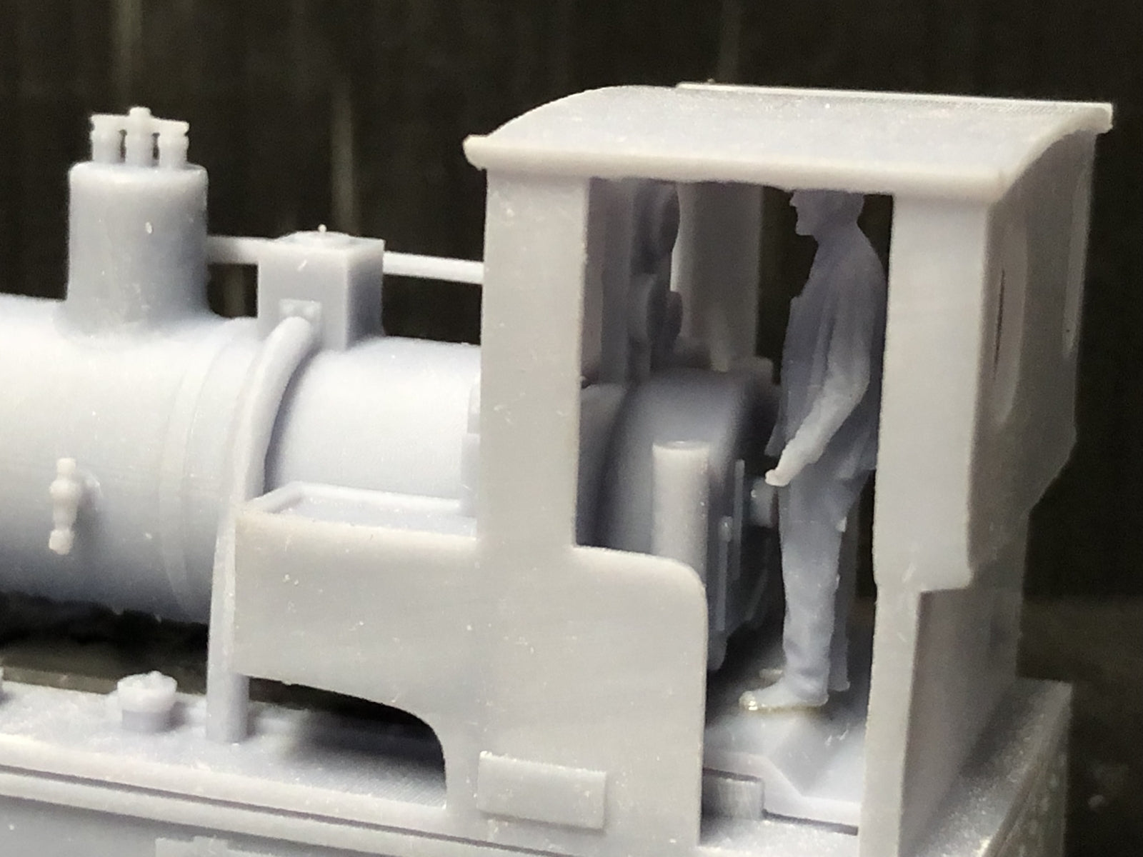 OO9 narrow gauge Andrew Barclay Douglas steam locomotive body kit to fit a Kato 11-109 chassis