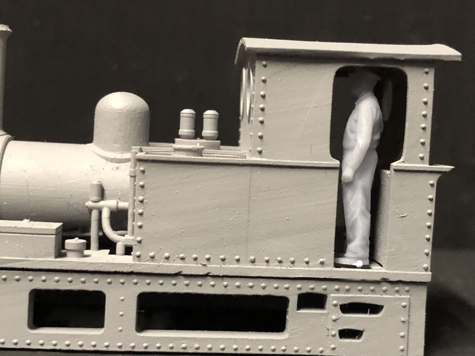 OO9 WG Bagnall Rye and Camber style steam locomotive kit body designed to fit a Kato 11-109 narrow gauge chassis