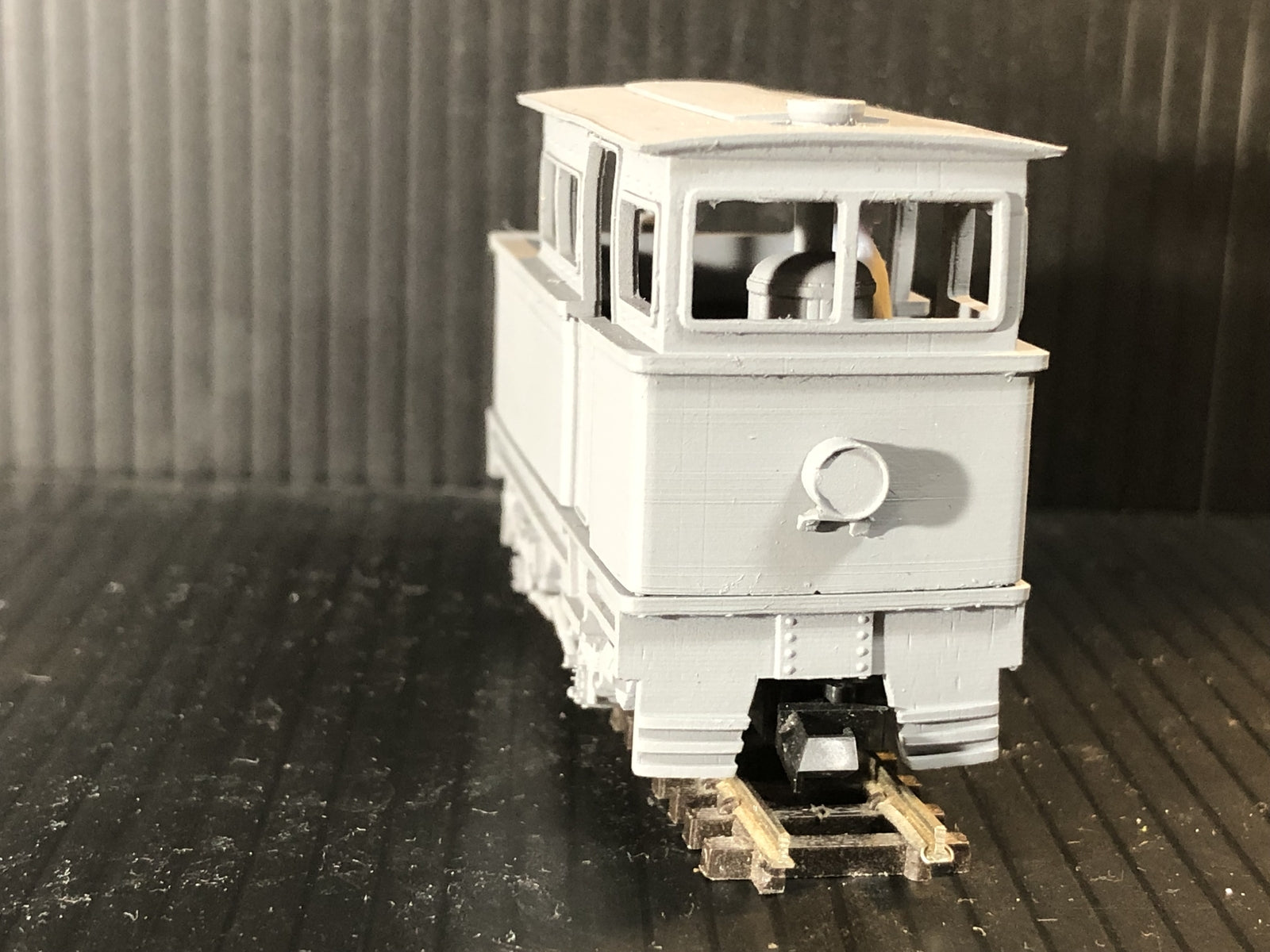 OO9 narrow gauge Atkinson-Walker steam loco resin body kit for Kato 11-109 chassis, unpainted and ready for assembly