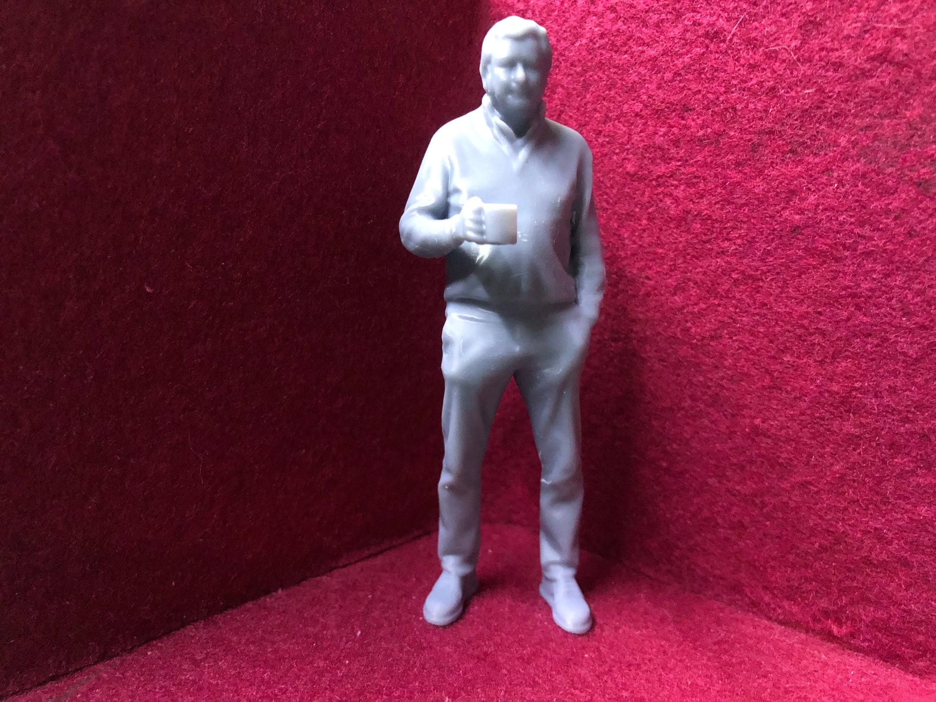 16mm driver figure - 3D scan of a real person - M150 1:19 scale SM32