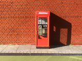 K8 Telephone Box - 1970's with glazing and interior detail  - NG7 / 7mm / On18 / O Gauge