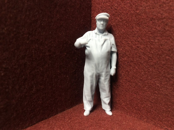 G-Scale Driver figure wearing hat - 3D scan of a real person - MD013 (also GN15)