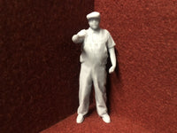 G-Scale Driver figure in flat hat - 3D scan of a real person - MD019 (like GN15)