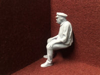 16mm figure  - 3D scan of a seated figure  - M032 1:19 scale & SM32