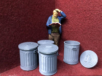 GN15 ,G scale Dustbins for Railway Layouts