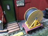 GN15 Narrow Gauge Cable Wagon with Wheels - Model Railway Freight