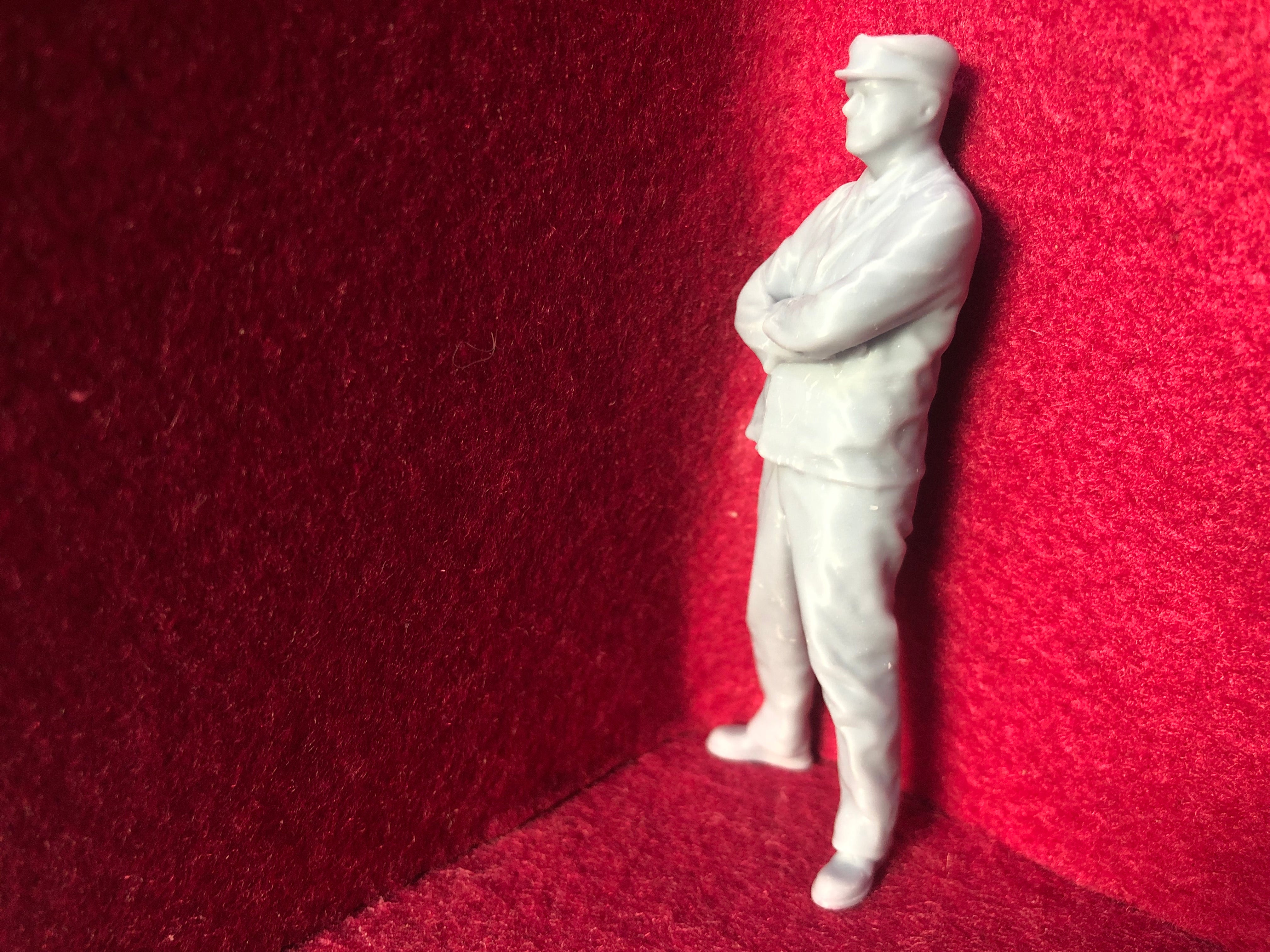 G-Scale driver figure - 3D scan of a real person - D047 (also GN15)