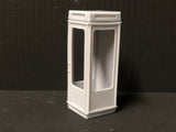 K8 Telephone Box - 1970's with glazing and interior detail  - NG7 / 7mm / On18 / O Gauge