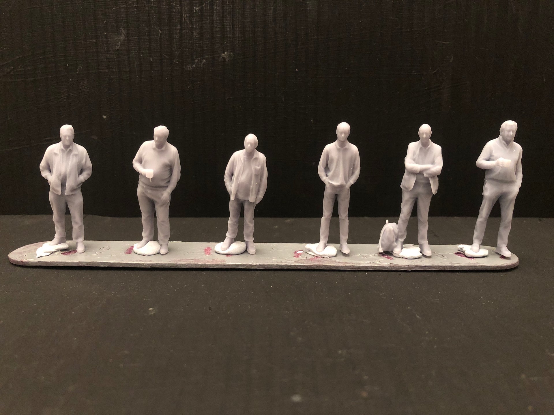 Multi-Pack  - 6 figures (Version 6)  in assorted poses -3D scans  - OO9/OO/HO