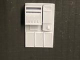 K8 Telephone Box - 1970's with glazing and interior detail  - NG7 / 7mm / On18 / O Gauge