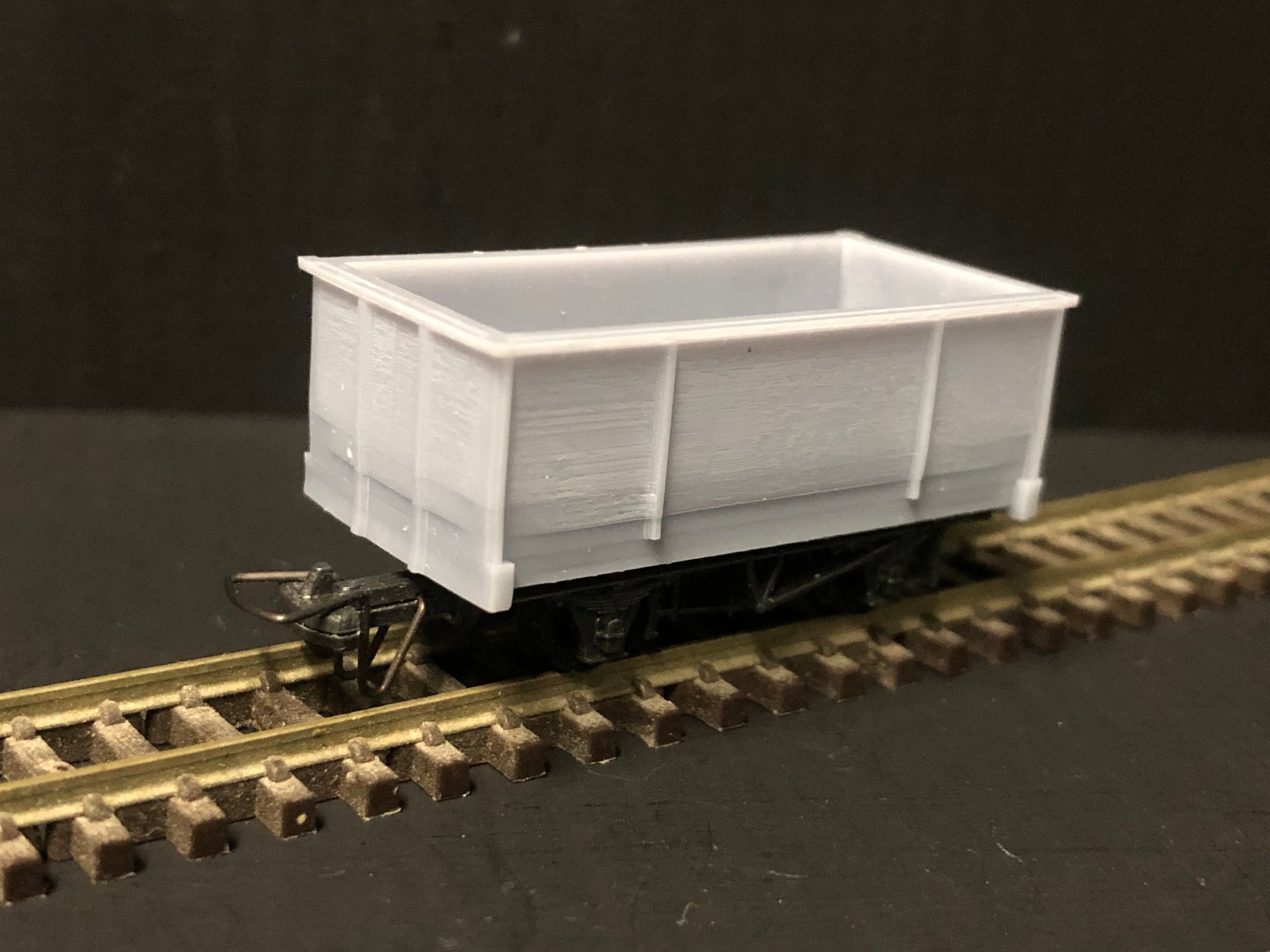 OO9 Narrow Gauge Dump cart Kit for Peco NR-121D 10ft WB Chassis Resin Body