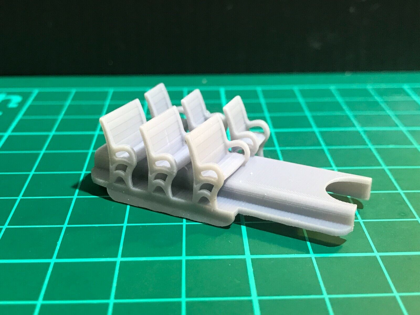 OO9 narrow gauge steam tram rail motor body kit shown fitted to a Kato 11-105 double bogie chassis