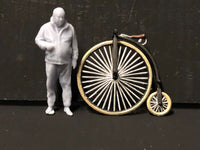 1:43 Scale O Gauge Model Railway Penny Farthing model - Double Pack