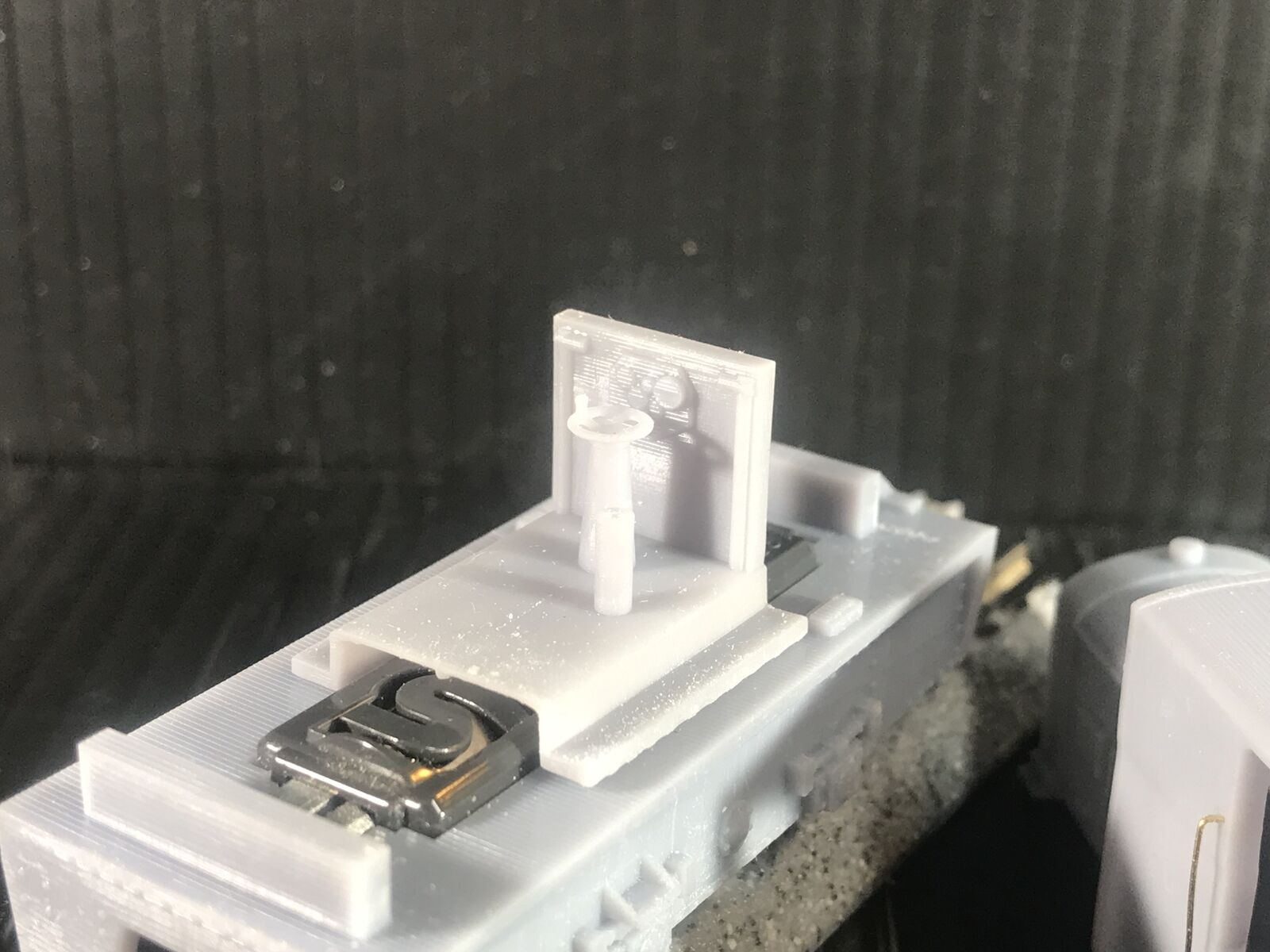 OO9 narrow gauge French Billard T75d loco-tracteur body kit designed to fit a Kato 11-109 chassis