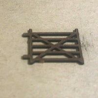 6 x Laser Cut Rural Farm Gates For OO / HO / OO9 SCALE / 1:76 Model Railways