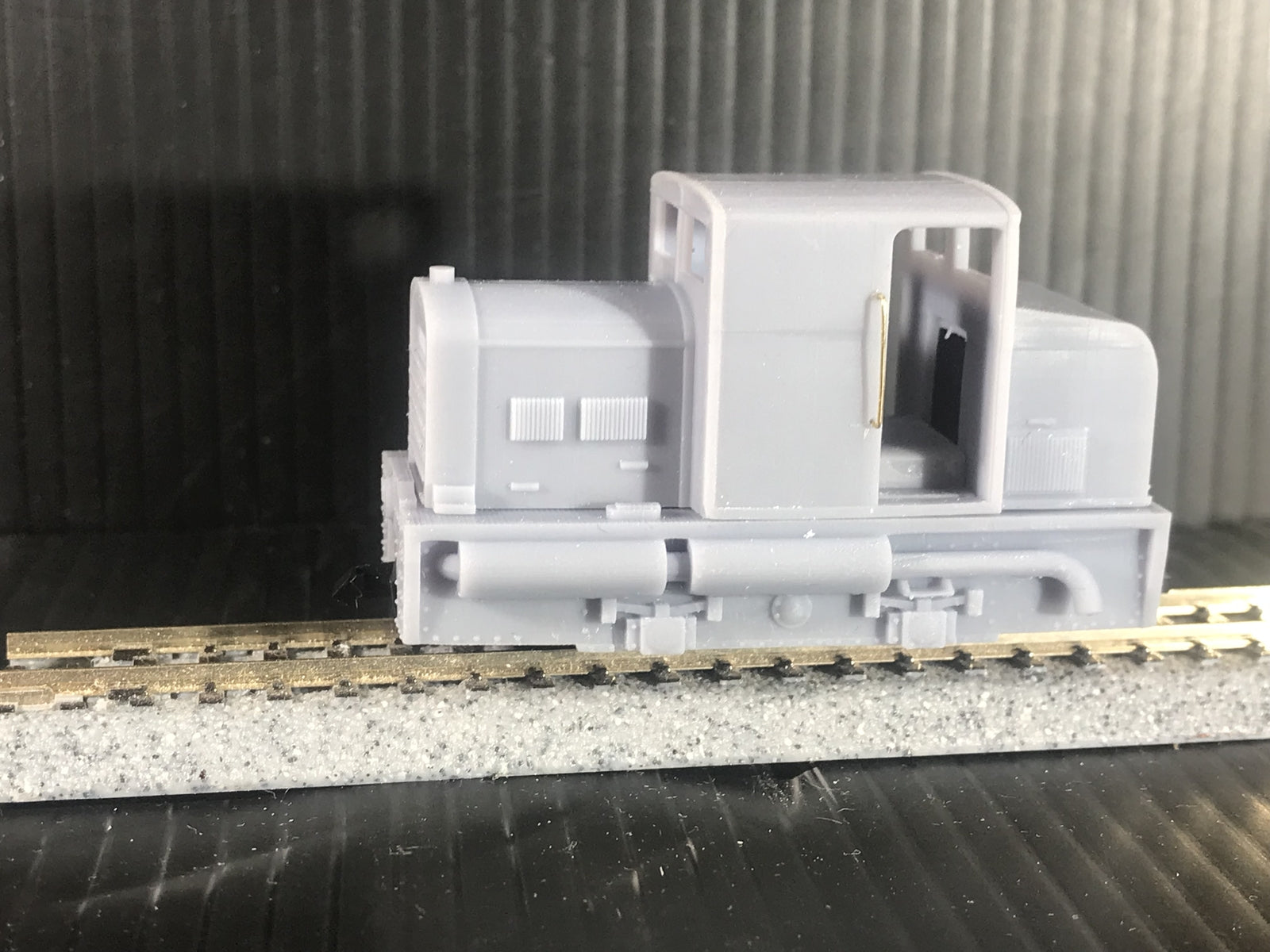 OO9 narrow gauge French Billard T75d loco-tracteur body kit designed to fit a Kato 11-109 chassis