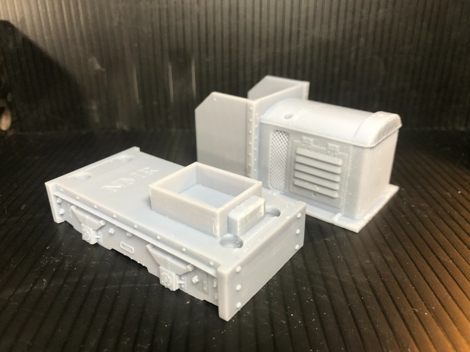 GN15 diesel critter Fordson locomotive kit for G scale on 00 gauge track, designed to fit a Tenshodo motor bogie chassis