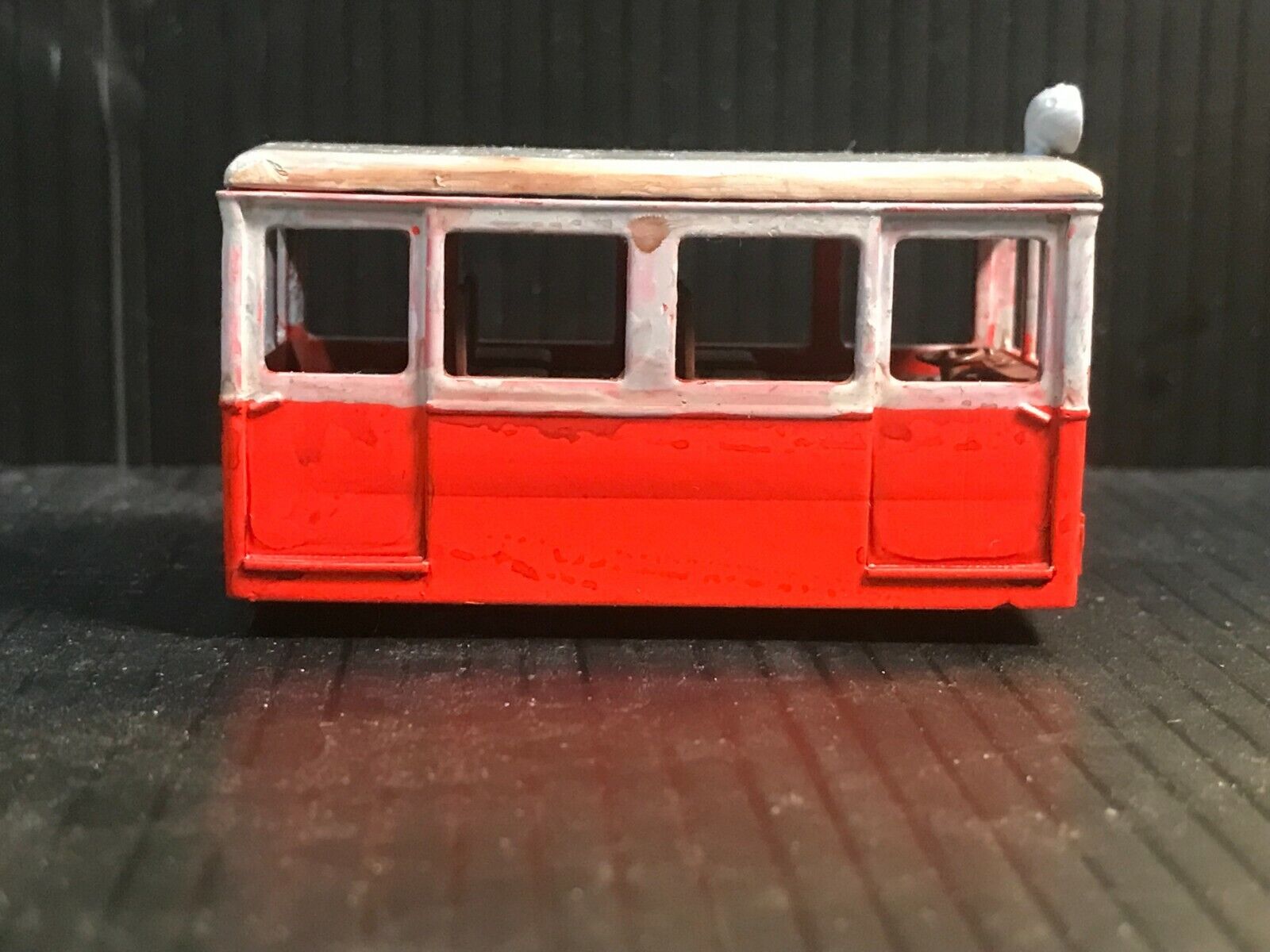 OO9 narrow gauge French Drasine railcar body kit designed to fit a Kato 11-109 coreless chassis, supplied unpainted