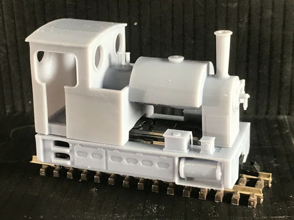 OO9/009 Saddle Tank Steam Narrow Gauge Locomotive to fit Kato chassis 11-109