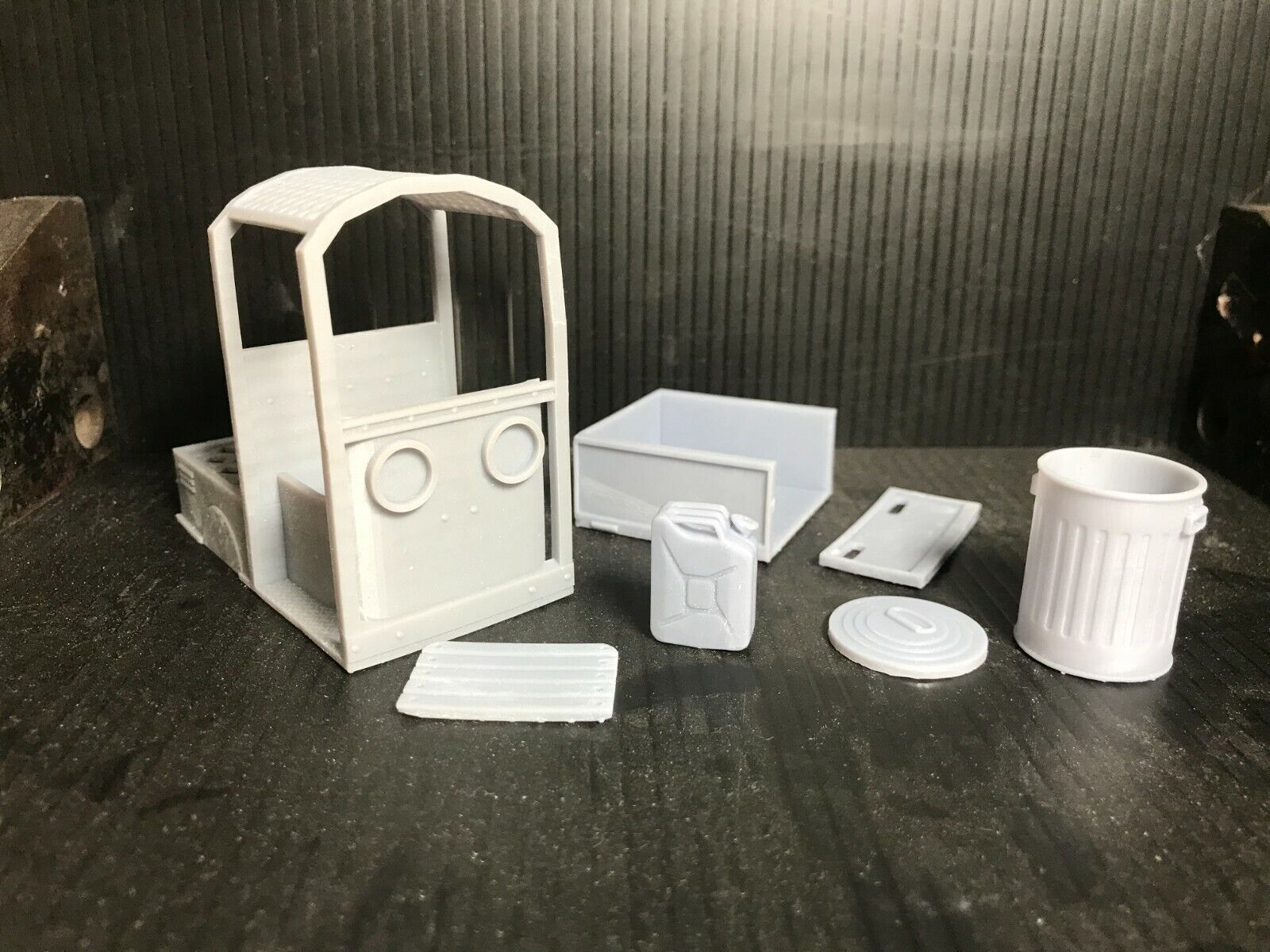 GN15 diesel inspection and maintenance loco kit using a Tenshodo spud motor bogie chassis for narrow gauge model railways