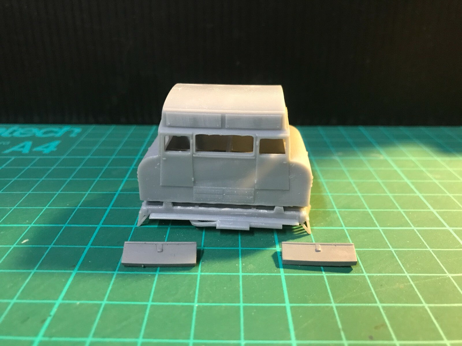 OO gauge Wickham Type 42 inspection car resin kit with sub chassis, for Tenshodo Spud or static display use