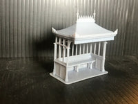 OO Gauge (OO9) Edwardian Seaside/Park Shelter and Mine and telescopes - Ramsgate