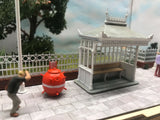 OO Gauge (OO9) Edwardian Seaside/Park Shelter and Mine and telescopes - Ramsgate