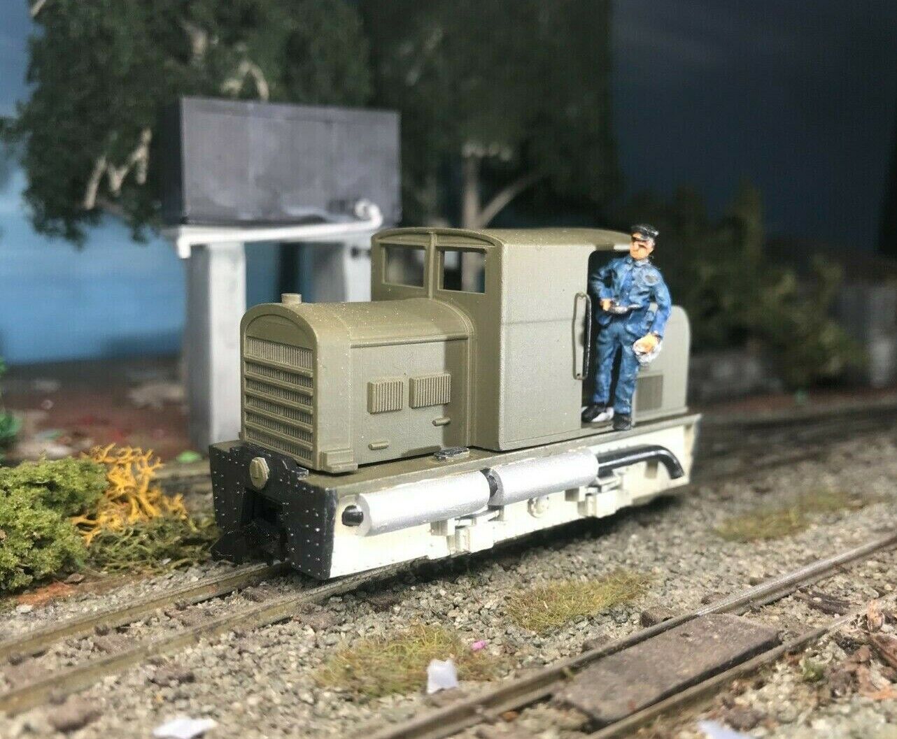 OO9 narrow gauge French Billard T75d loco-tracteur body kit designed to fit a Kato 11-109 chassis