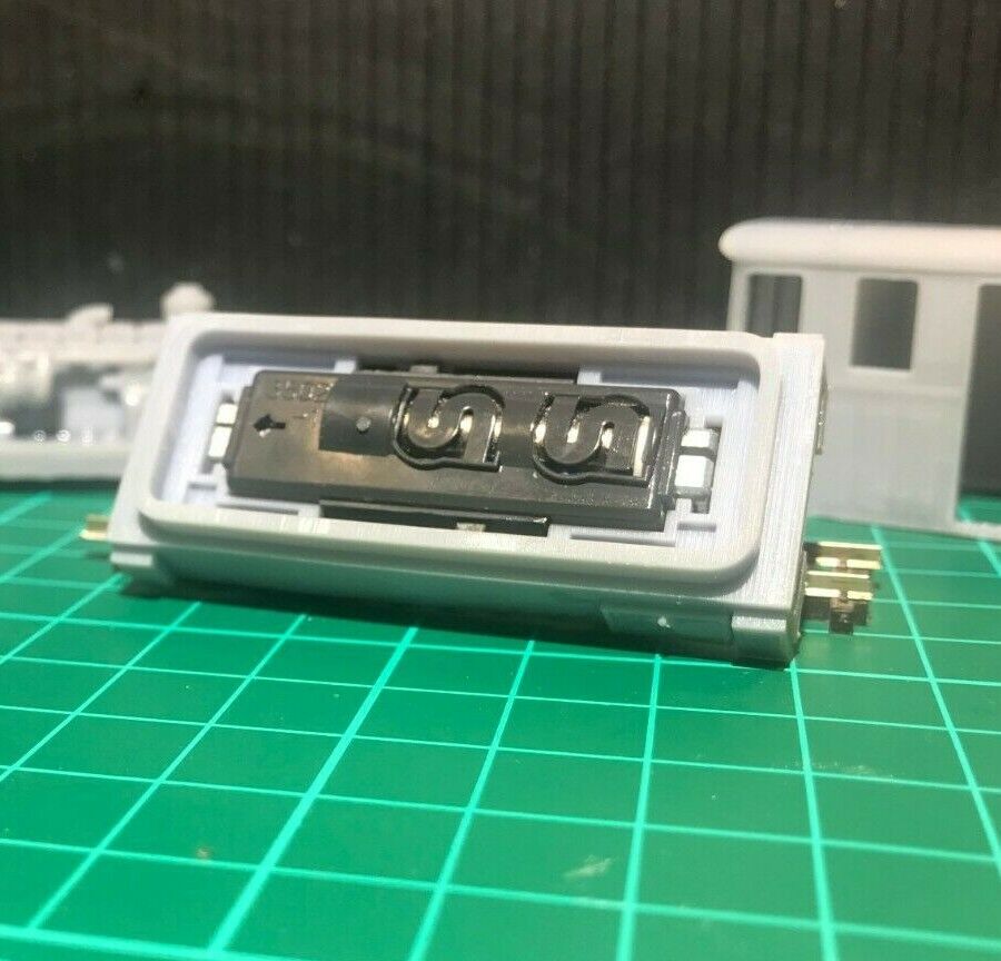 OO9 narrow gauge French-style diesel loco-tracteur body kit for mounting on a Kato 11-109 chassis, supplied unpainted