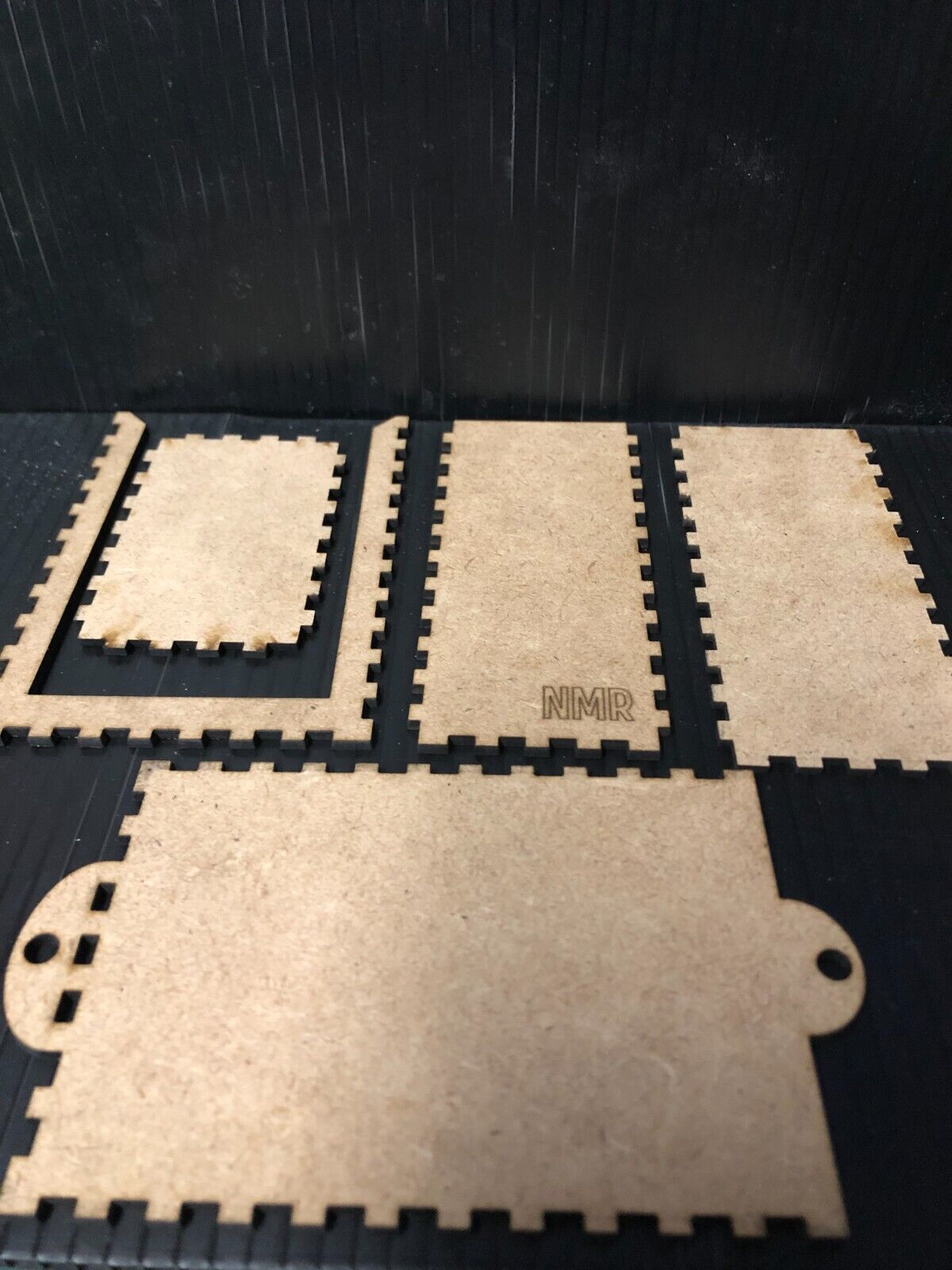 Model railway Gaugemaster Combi controller caddy holder kit with felt liner, designed for shelf and diorama layout use