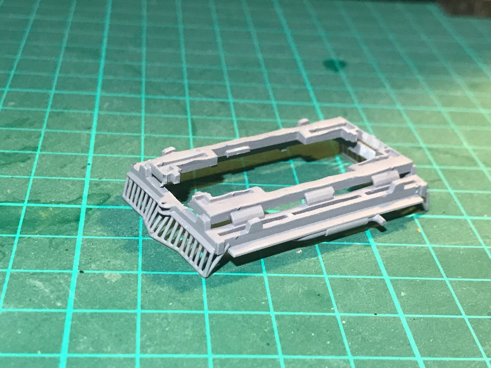 OO9 Wickham Type 42 inspection car body kit for 4mm scale on 9mm track, shown fitted to a shortened KATO 109 chassis